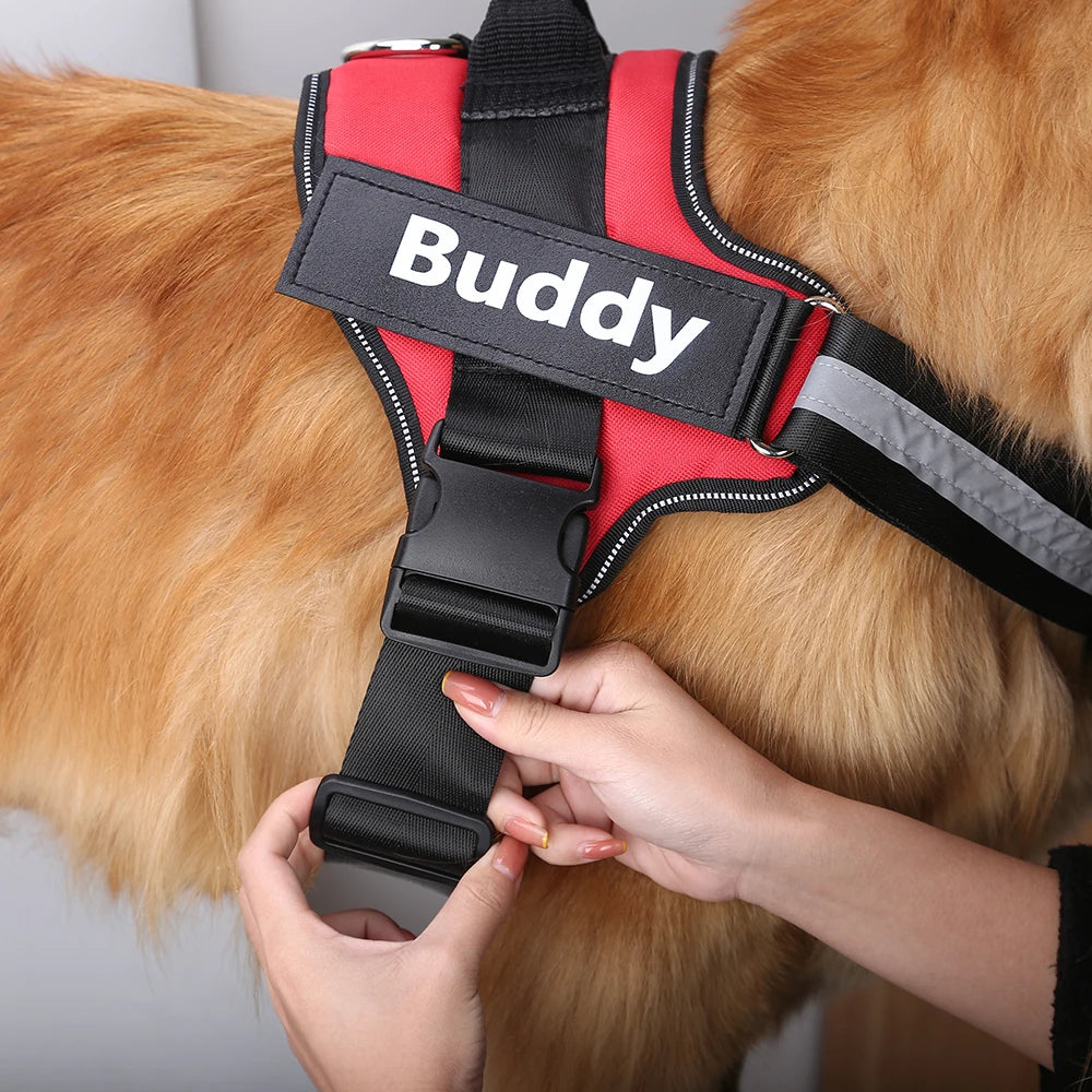 PupFit Pro™ - No Pull Custom Reflective Dog Harness