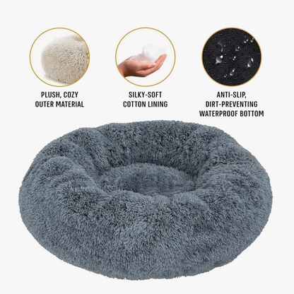 PawCuddle™ Calming Dog Bed