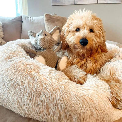 PawCuddle™ Calming Dog Bed